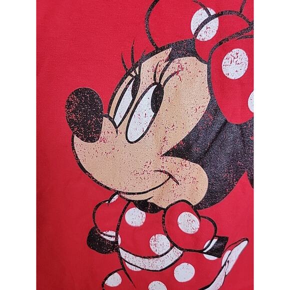 Disney Red Minnie Mouse Graphic Print Sleeveless Tank Top Women's Size XL - Picture 7 of 8
